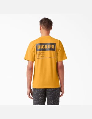 Radiant Yellow Dickies Street Utility Graphic T-Shirts | 103WSLRYO